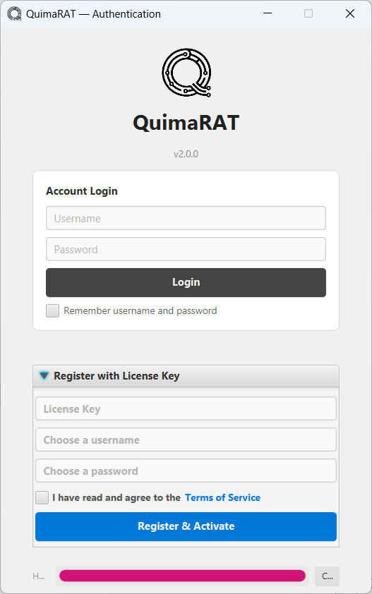 Register & Activate